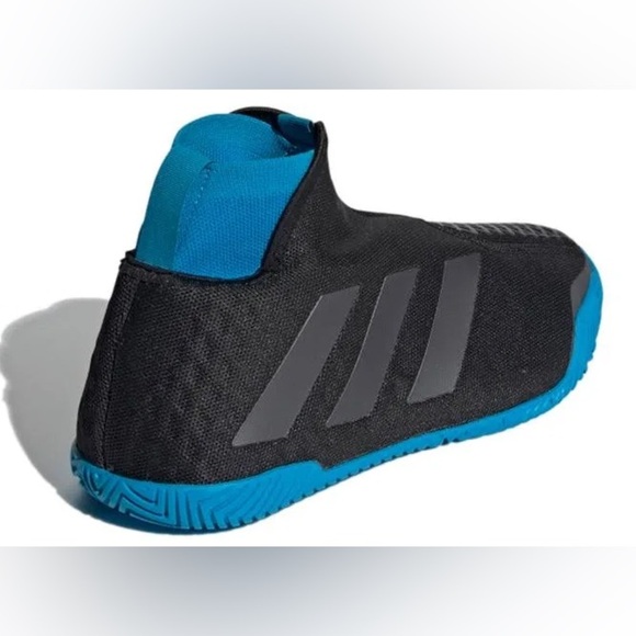 Adidas Stycon Black and Blue Women's ALL COURT TENNIS Shoes Size 8.5 - Picture 5 of 12